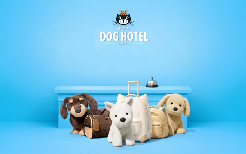 趣意启程： Jellycat Dog Hotel狗狗酒店主题店登陆成都SKP